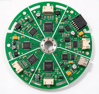 Carte mère de robot intelligent PCBA, carte de circuit imprimé HDI FR4 personnalisée, assemblage SMT DIP, conformité FCC RoHS pour équipement robotique IA