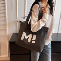 Sac de courses robuste pour femme Colefa, simple et polyvalent, nouveauté 2026, en stock, sac fourre-tout en toile à porter à l'épaule ou à la main