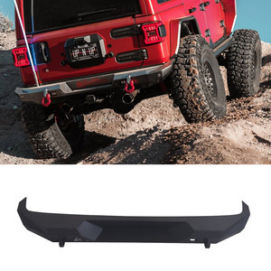 กันชนหลังเหล็กสีดำสำหรับรถจี๊ปสำหรับ Wrangler <span class=keywords><strong>JL</strong></span> 2018 + JL1129 - Product Image 1