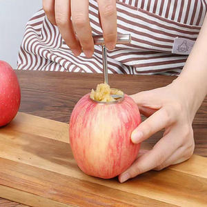 Vente en gros : Outil de cuisine vintage en acier inoxydable Syh650 pour fruits et légumes – Coupe-poire, éplucheur, découpeur et trancheur - Product Image 3