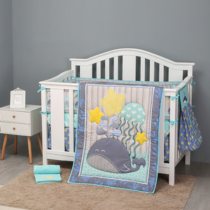 Juego <span class=keywords><strong>de</strong></span> cama para <span class=keywords><strong>cuna</strong></span> <span class=keywords><strong>de</strong></span> bebé, convertible, animales - Product Image 2