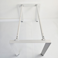 Pied de table en métal simple et élégant pour bureau d'ordinateur, avec design modulaire et cadre en fer durable, idéal pour les bureaux et les immeubles de bureaux.