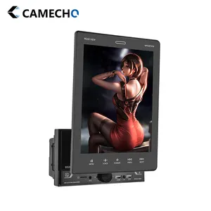 Camecho Dropshipping 2 Din 9.5 ''Autoradio Hd 1080P Verticale Afneembare Screen Carplay Gps Bt Fm Aux Auto speler + Ahd Camera
