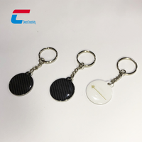 Porte-clés NFC/RFID personnalisé Chuangxinjia avec logo imprimé en époxy, compatible NTAG213, 215, 216