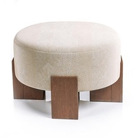 NOVA Le Plus Populaire Fauteuil Canapé Paresseux Nordique pour Salon, Structure en Bois Massif, Revêtements en Tissu, Chaise Longue Individuelle