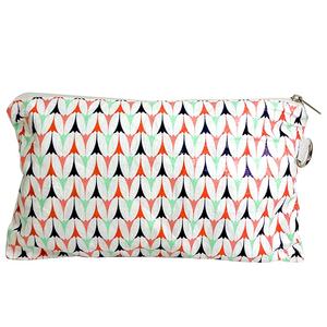 Customized Recycled <b>Tyvek</b> <b>Paper</b> Zipper Bag Comestic Makeup Shopping Bag - Product Image 2