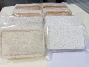 100% mudah terurai spons dapur spons selulosa <span class=keywords><strong>Loofah</strong></span> alami sikat pembersih piring pengeruk spons bubur kayu - Product Image 4