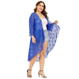 Vestido playero de encaje para mujer, caftán de <span class=keywords><strong>Crochet</strong></span> a la moda para playa y piscina, Sarong <span class=keywords><strong>2020</strong></span> - Product Image 4