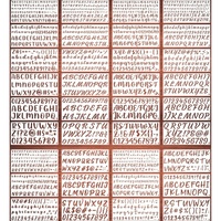 Pochoirs de lettres minuscules pour la peinture, modèles d'alphabet et de chiffres pour l'artisanat en bois, les gâteaux, les biscuits et la décoration murale