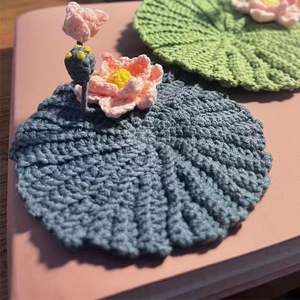 Offre Spéciale au crochet Lotus fleur caboteur usine directe bonne chance boule forme nouvel an cadeau pour colocataires - Product Image 2