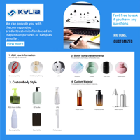 Prix d'usine – Flacon airless cylindrique blanc de 5 ml, 10 ml, 15 ml pour emballage cosmétique, vaporisateur de brume, sérum premium