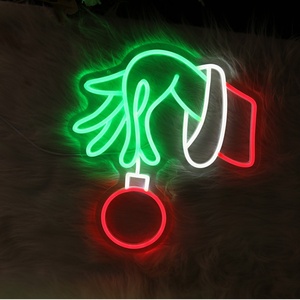 Dấu hiệu neon, từ phát sáng, biển quảng cáo, quán bar, hình dạng sáng tạo, chữ cái, đèn - Product Image 5