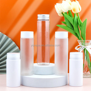 Bình Ống Miệng Rộng Trong Suốt Bình Ống Nhựa 100G 120 G 150G 200Ml 250G 200G 4Oz <span class=keywords><strong>5</strong></span> <span class=keywords><strong>Ounce</strong></span> 6Oz Có Nắp Nhôm Màu Bạc - Product Image 2