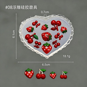 Moldes de silicona 3D para uñas, 18 estilos, patrón navideño, molde para tallar, para decoración de uñas DIY, herramienta de manicura - Product Image 5
