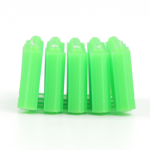 Chevilles murales en nylon vert de haute qualité, chevilles à expansion en plastique pour applications en maçonnerie, briques et béton - Product Image 3