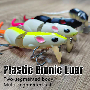 Umpan Tiruan Tikus MISTER LURE 16g Topwater Multi-section, Umpan Crankbait Tikus, Umpan Minnow, Umpan Wobbler untuk Memancing - Product Image 4
