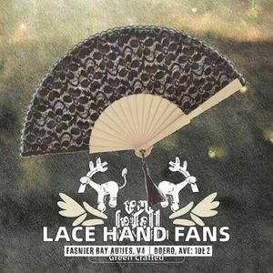 Abanicos Plegables de Bambú Pintados Ecológicos (Modelo GS F21) para Decoraciones de Fiesta, Recuerdos y Proyectos de Manualidades (Opción en Blanco) - Product Image 2