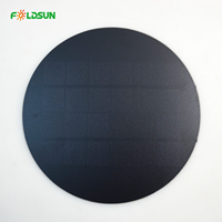 Panneau solaire circulaire PET 6V 3.5W pour pompe à eau solaire, fontaine, décoration aquatique