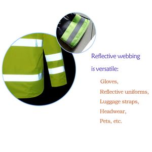 High Quality Custom Reflective <b>Webbing</b> Printed Imitation Nylon <b>Webbing</b> Colorful <b>Webbing</b> for Outdoor Sports Jacquard Accept OEM - Product Image 2