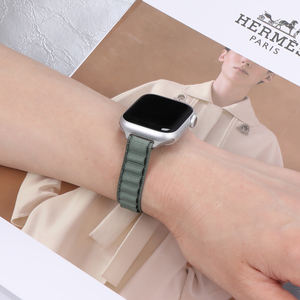 Bandas trenzadas de nailon para <span class=keywords><strong>Apple</strong></span> <span class=keywords><strong>Watch</strong></span> <span class=keywords><strong>Series</strong></span> 10 9 8 <span class=keywords><strong>7</strong></span> Ultra Se Smart <span class=keywords><strong>Watch</strong></span> Hombres Mujeres Brazalete de muñeca 40mm 45mm 49mm - Product Image 2