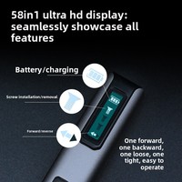 Kit d'outils de réparation pour iPhone 58 en 1, tournevis électrique, ensemble de bricolage, mini moteur sans balais rechargeable, démontage et réparation