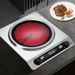 Newly Launched 3500W Double-knob Induction <strong>Cooker</strong>, Concave Surface, Five-level Adjustment, <strong>Timer</strong> and Temperature Setting - Product Image 3