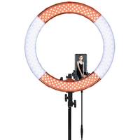 FOSOTO RL-18 de haute qualité 18 pouces 55W éclairage photographique professionnel beauté Portable Led anneau lumière anneau lampe avec trépied