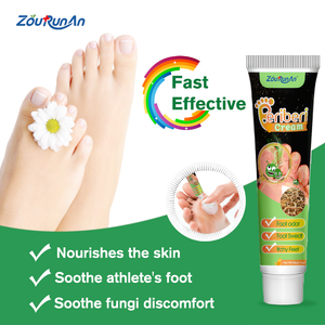 Crème de Soin des <span class=keywords><strong>Pieds</strong></span> aux Herbes Zourunan 20g au Menthol Anti-Odeur, Apaisante et Hydratante pour <span class=keywords><strong>Pieds</strong></span> Démangeaisons, Fabrication sous Marque Blanche (Contrat de Fabrication) - Product Image 4