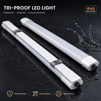 Luminaire LED économique AC220-240V, type Tri-proof, 36W 46W, remplacement de tube fluorescent, 4FT 5FT, barre lumineuse LED
