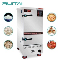 Armoire à riz industrielle en acier inoxydable à vapeur et gaz avec contrôle de la minuterie, machine à cuire le riz à gaz, équipement de cuisine pour restaurant