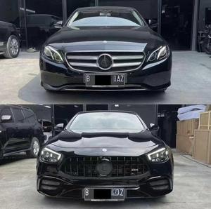 Kit carrosserie large pour Mercedes-Benz E63 Bodykit W212 Modifié W213 2009-2013 Modifié <span class=keywords><strong>2022</strong></span> Pièces de voiture Grille de pare-chocs avant arrière - Product Image 2