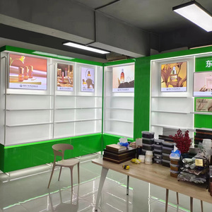 Bon marché Prix rayonnage stockage magasin en bois <span class=keywords><strong>exposition</strong></span> de <span class=keywords><strong>d</strong></span>étail parfum cosmétique présentoir armoire <span class=keywords><strong>vitrine</strong></span> dans le magasin centre commercial - Product Image 3
