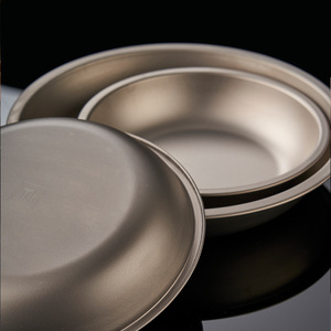 Bol à soupe rond en titane SunTop WT, <span class=keywords><strong>assiette</strong></span> à fruits pour la maison, <span class=keywords><strong>assiette</strong></span> pour collations, vaisselle d'extérieur, design minimaliste <span class=keywords><strong>moderne</strong></span> - Product Image 4