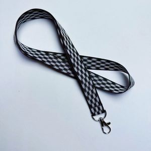 <b>Custom</b> Eco-friendly Classic Heavy Duty Woven Embroidered Nylon Short Jacquard Cell Phone <b>Key</b> Hand Wrist Strap Lanyard Keychain - Product Image 1