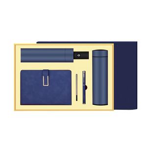 Coffret Cadeau d'Affaires Quatre Pièces : Carnet Métallique et Tasse Thermique Personnalisables avec Logo – Souvenirs d'Événements Haut de Gamme de Luxe - Product Image 4