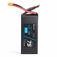 Kapasitas Tinggi 12000mAh 7S 25.9V 12.5C Baterai Drone Lithium Polymer Ternary CE RoHS XT90 dengan Kabel Penyeimbang JST-XH