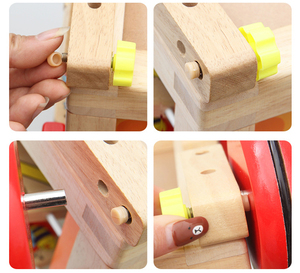 Giocattoli per bambini Montessori in legno in rilievo forma labirinto riconoscimento giocattolo <span class=keywords><strong>orologio</strong></span> da cartone animato apprendimento bambini educazione prescolare giocattolo per la matematica - Product Image 5