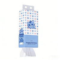 Mouchoirs en papier suspendus écologiques, doux et confortables, hautement absorbants, 2 plis, en pâte de bois vierge, pour usage domestique
