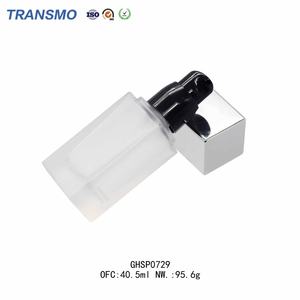 Wholesale Luxury <b>50ml</b> Square Glass Cream <b>Bottle</b> with Press Dropper Custom Luxury Skincare Cosmetic Serum Oil for Face Cream Use - Product Image 5