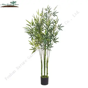 Árvore artificial de alta qualidade, planta de bambu falso de plástico com novo design decorativo