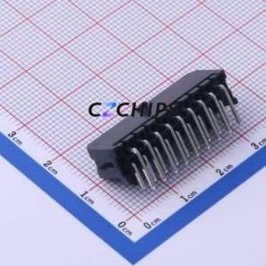 FWF30002-D18B22K6B Wire-to-Board Pin Header Bent Lead Through Hole,P=3mm Connector 2x9P 3mm Right Angle Insert 18P - Product Image 2