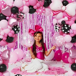 Nuevo Kit de Arco de Globos de <span class=keywords><strong>Mickey</strong></span> Mouse de <span class=keywords><strong>Dibujos</strong></span> <span class=keywords><strong>Animados</strong></span>, Lazo Rosa, Decoración para Fiesta de Cumpleaños de Niña - Product Image 5