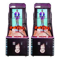 Jeu de sport à pièces Hot Street 55 LCD Basketball Shooting Machine