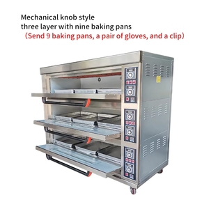 <span class=keywords><strong>Four</strong></span> à pâtisserie professionnel commercial à double porte française, à gaz, avec thermostat réglable, pour boulangerie - Product Image 5