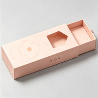 Boîtes à tiroirs élégantes personnalisées, emballage cadeau, boîte de rangement en carton rigide, boîte d'emballage de vente au détail pour cravates, sous-vêtements, chaussettes, avec couvercle