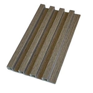 Grain de <span class=keywords><strong>bois</strong></span> de luxe 160 creux petite haute grande plaque murale convexe rainure Grille lumière rouge gril Net WPC fabriqué - Product Image 4