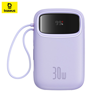 Baseus Q Electricity 2 Power Bank d'occasion 95% Neuf 10000mAh Chargeur Portable Haute Capacité Charge Rapide pour Smartphones