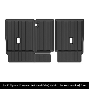 Tapis de sol et tapis de coffre en TPE écologiques pour <span class=keywords><strong>Volkswagen</strong></span> <span class=keywords><strong>Tiguan</strong></span> Hybrid <span class=keywords><strong>2021</strong></span> - Résistants à la saleté, imperméables, ajustement personnalisé pour voiture - Product Image 4