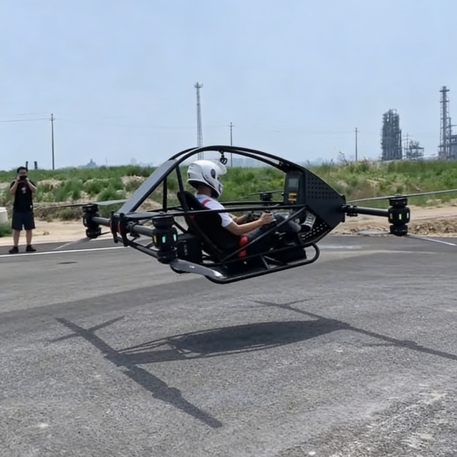 SHUIMAN JINSHAN EVTOL Evtol Take Landing VTOL Single Seat Manned Spacecraft Carbon Fiber Foldable Structure 120kg Evtol