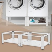 Kit de superposition manuel de qualité hôtelière pour sèche-linge et lave-linge, base en acier peu encombrante, pièces d'appareil de buanderie